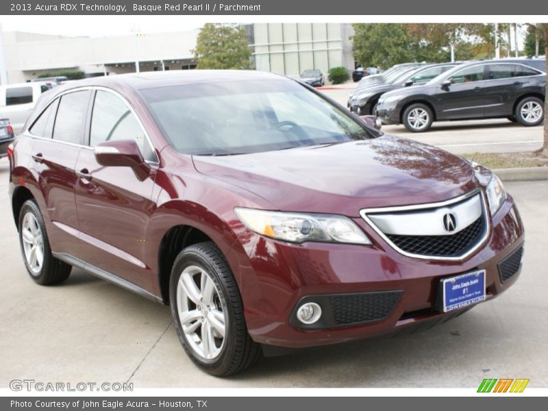 Basque Red Pearl II / Parchment 2013 Acura RDX Technology