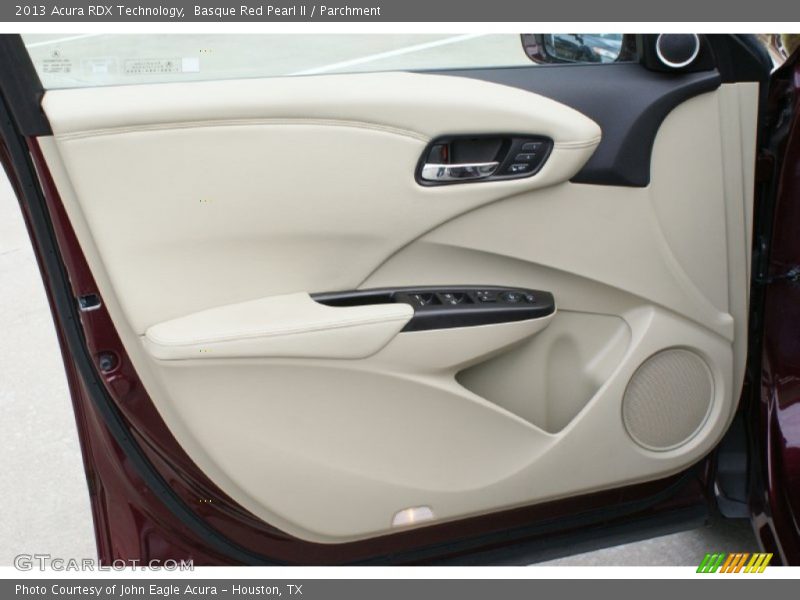 Basque Red Pearl II / Parchment 2013 Acura RDX Technology