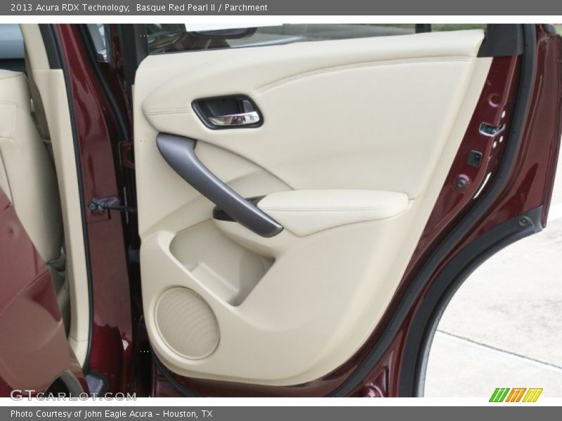 Basque Red Pearl II / Parchment 2013 Acura RDX Technology