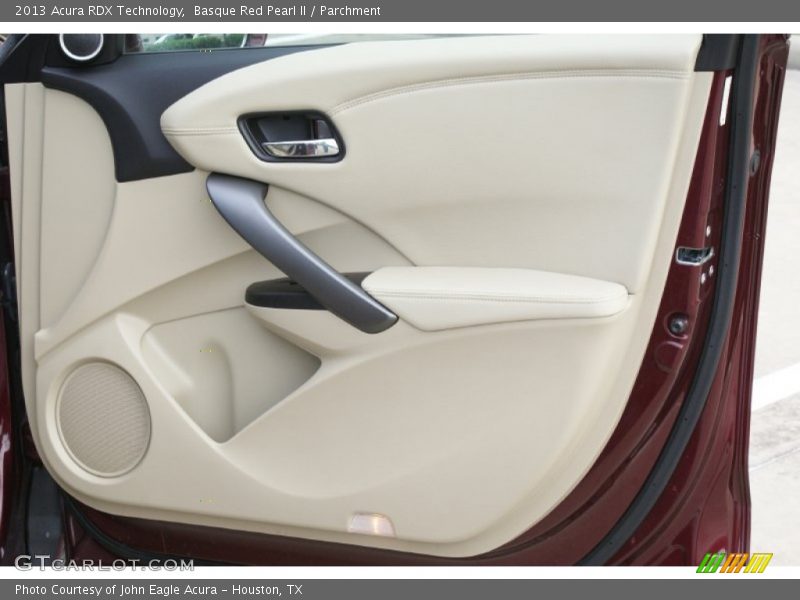 Basque Red Pearl II / Parchment 2013 Acura RDX Technology