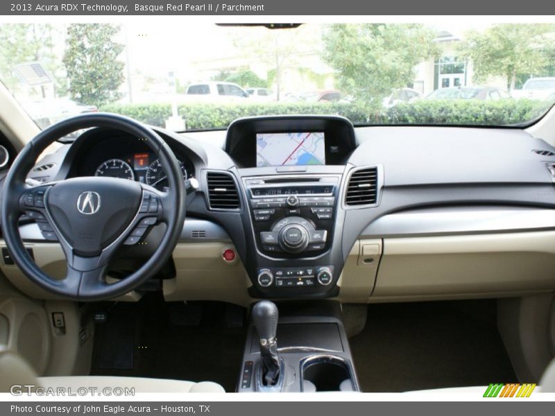 Basque Red Pearl II / Parchment 2013 Acura RDX Technology