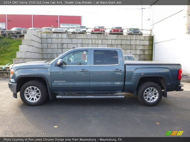 Stealth Gray Metallic / Jet Black/Dark Ash 2014 GMC Sierra 1500 SLE Crew Cab 4x4