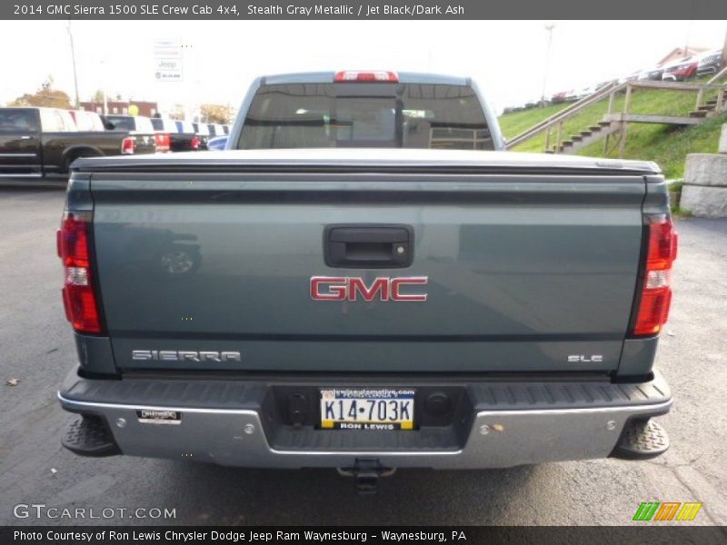 Stealth Gray Metallic / Jet Black/Dark Ash 2014 GMC Sierra 1500 SLE Crew Cab 4x4