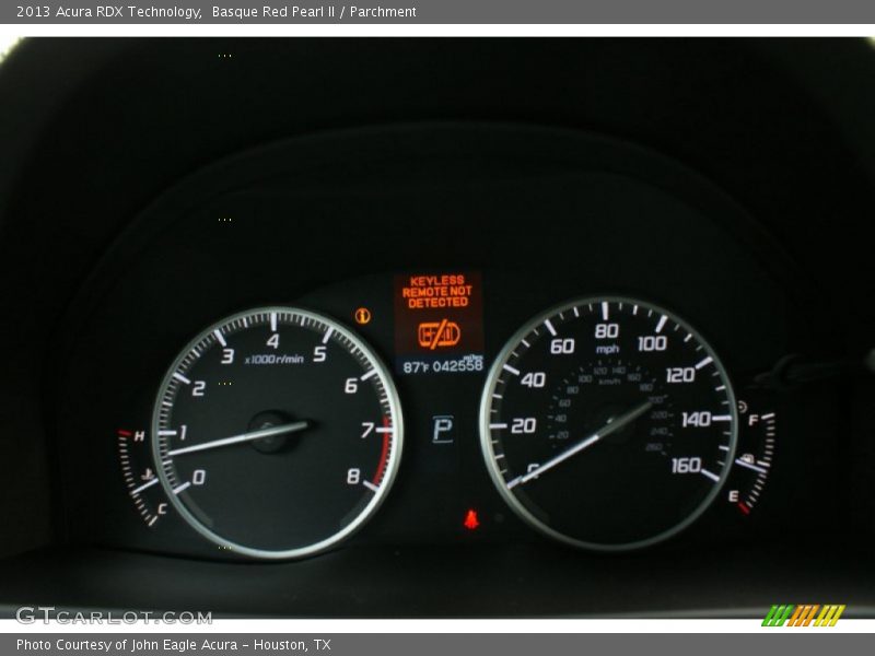 Basque Red Pearl II / Parchment 2013 Acura RDX Technology