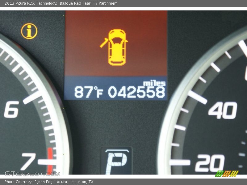 Basque Red Pearl II / Parchment 2013 Acura RDX Technology