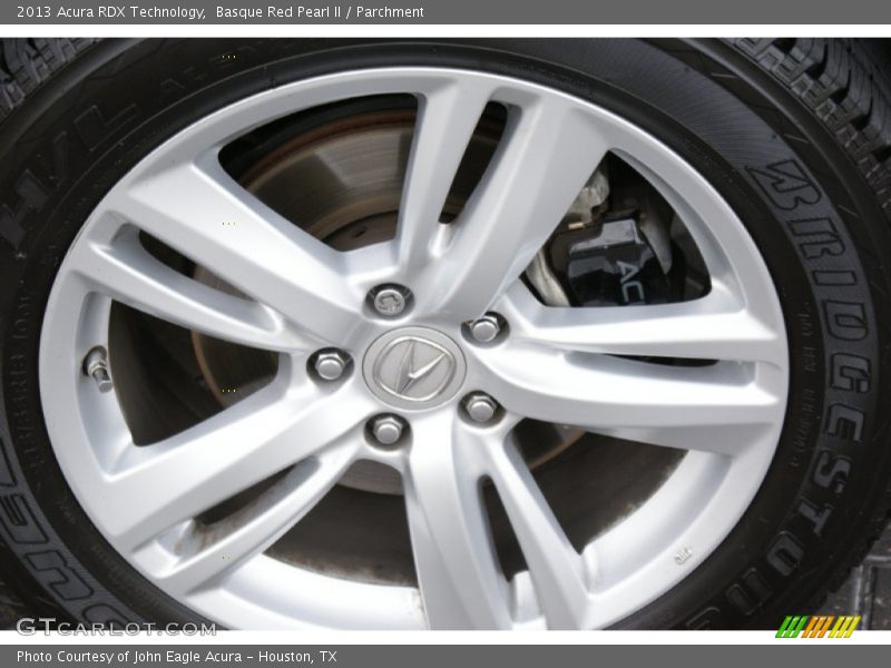 Basque Red Pearl II / Parchment 2013 Acura RDX Technology