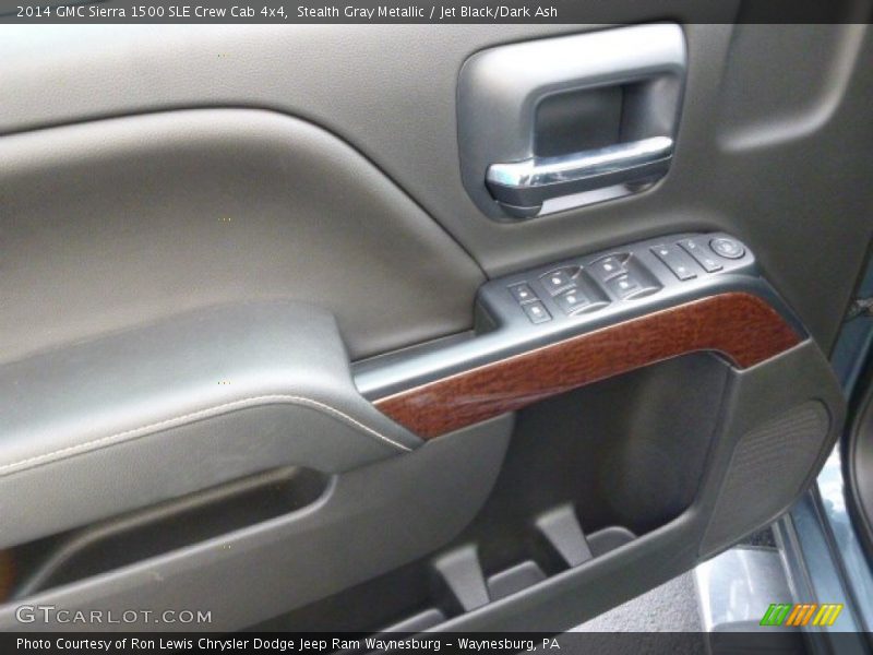 Stealth Gray Metallic / Jet Black/Dark Ash 2014 GMC Sierra 1500 SLE Crew Cab 4x4