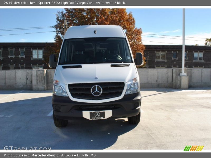 Arctic White / Black 2015 Mercedes-Benz Sprinter 2500 High Roof Cargo Van