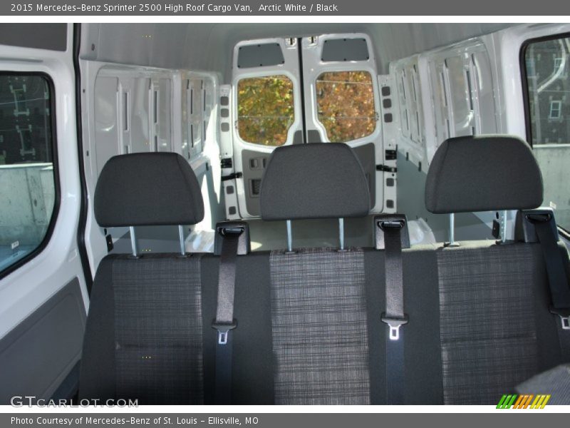 Arctic White / Black 2015 Mercedes-Benz Sprinter 2500 High Roof Cargo Van