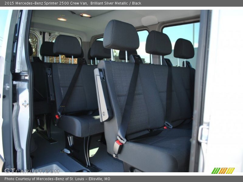 Brilliant Silver Metallic / Black 2015 Mercedes-Benz Sprinter 2500 Crew Van