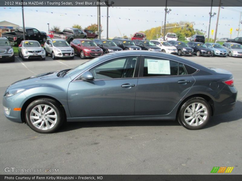 Steel Blue / Black 2012 Mazda MAZDA6 i Touring Sedan