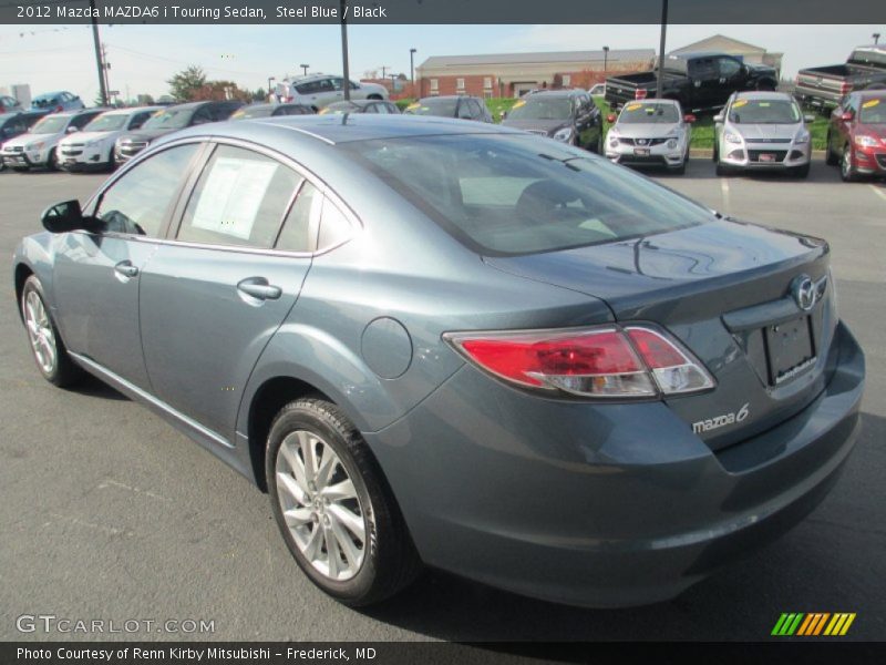 Steel Blue / Black 2012 Mazda MAZDA6 i Touring Sedan