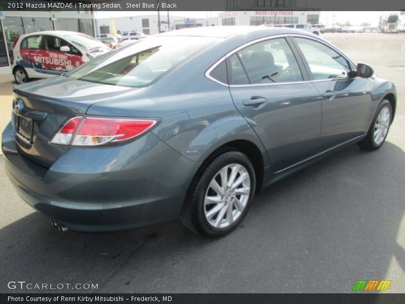 Steel Blue / Black 2012 Mazda MAZDA6 i Touring Sedan