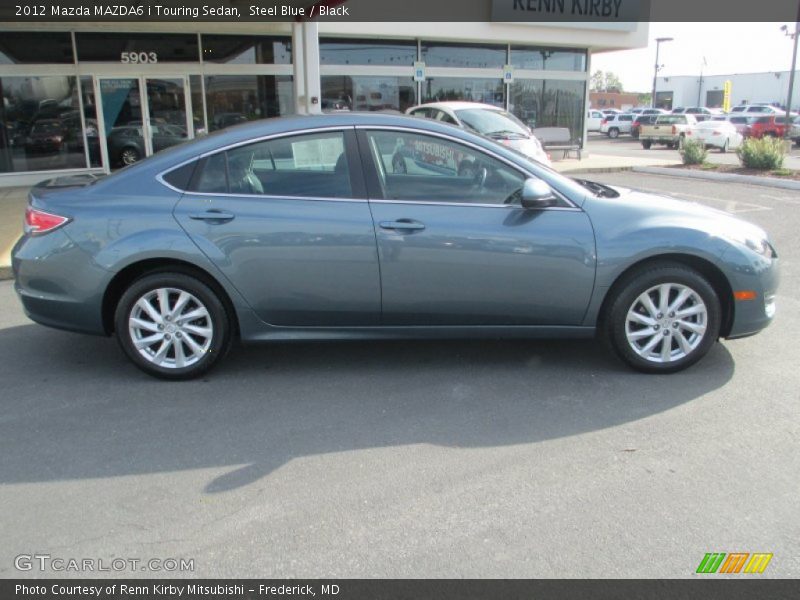 Steel Blue / Black 2012 Mazda MAZDA6 i Touring Sedan
