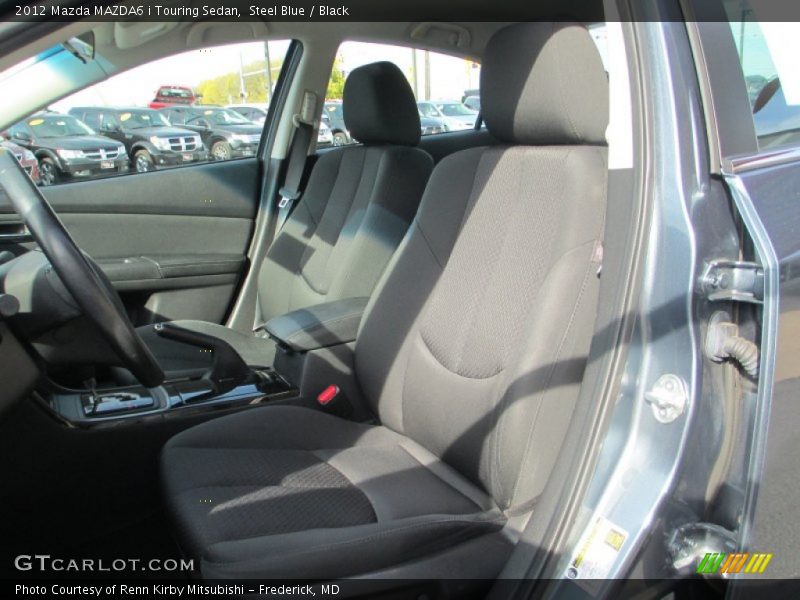 Steel Blue / Black 2012 Mazda MAZDA6 i Touring Sedan
