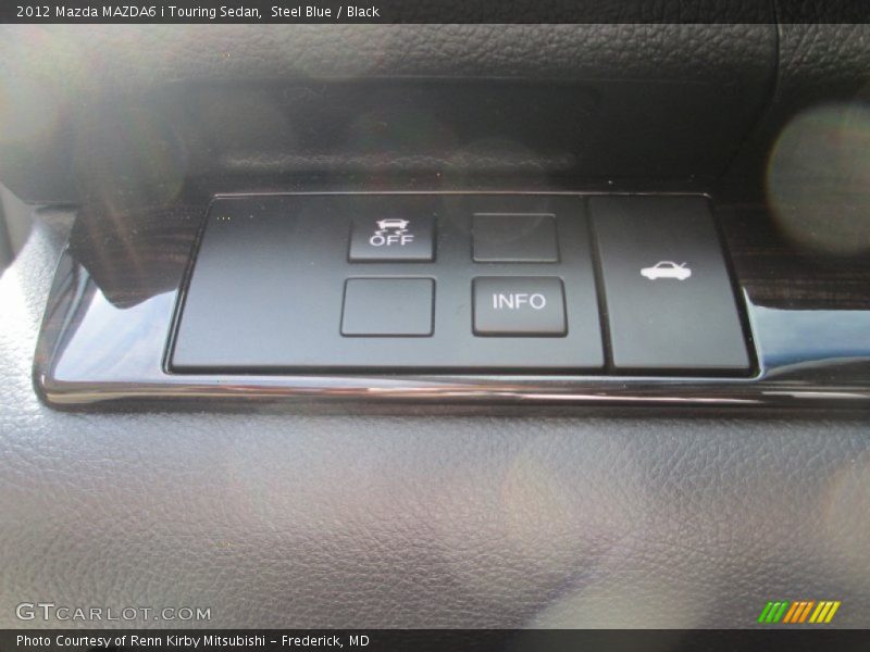 Steel Blue / Black 2012 Mazda MAZDA6 i Touring Sedan
