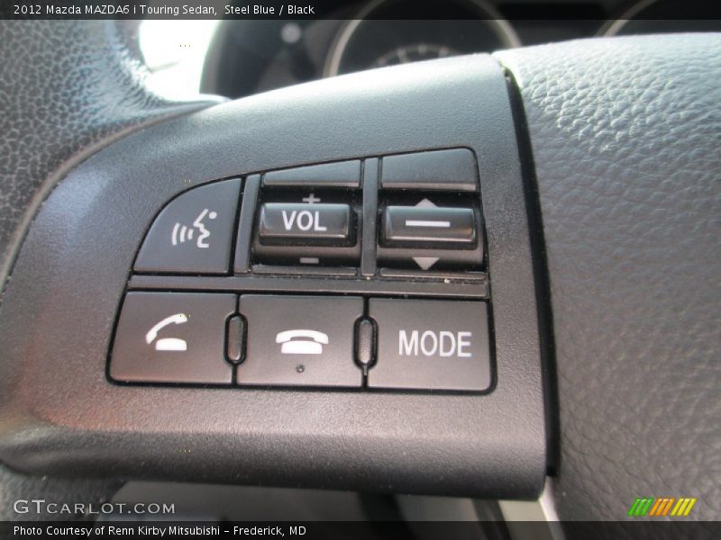 Steel Blue / Black 2012 Mazda MAZDA6 i Touring Sedan