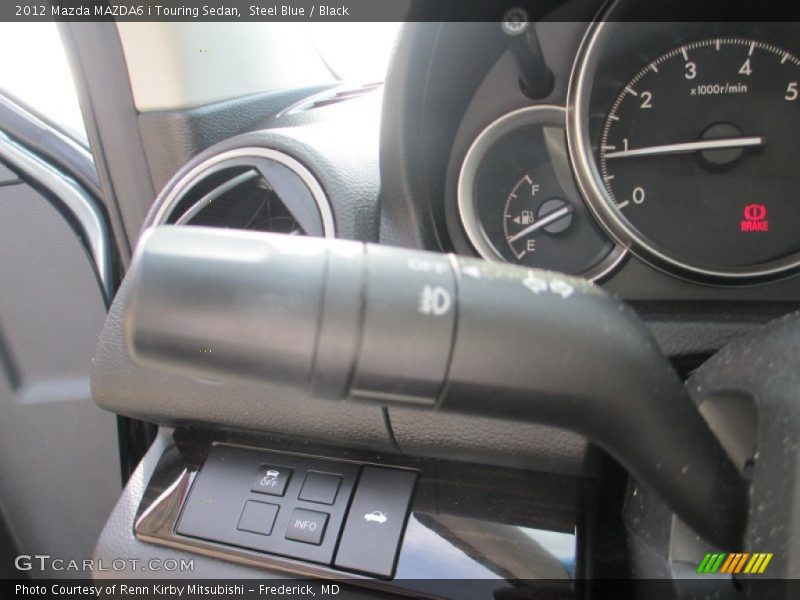 Steel Blue / Black 2012 Mazda MAZDA6 i Touring Sedan