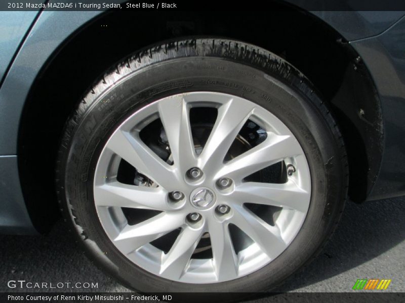 Steel Blue / Black 2012 Mazda MAZDA6 i Touring Sedan