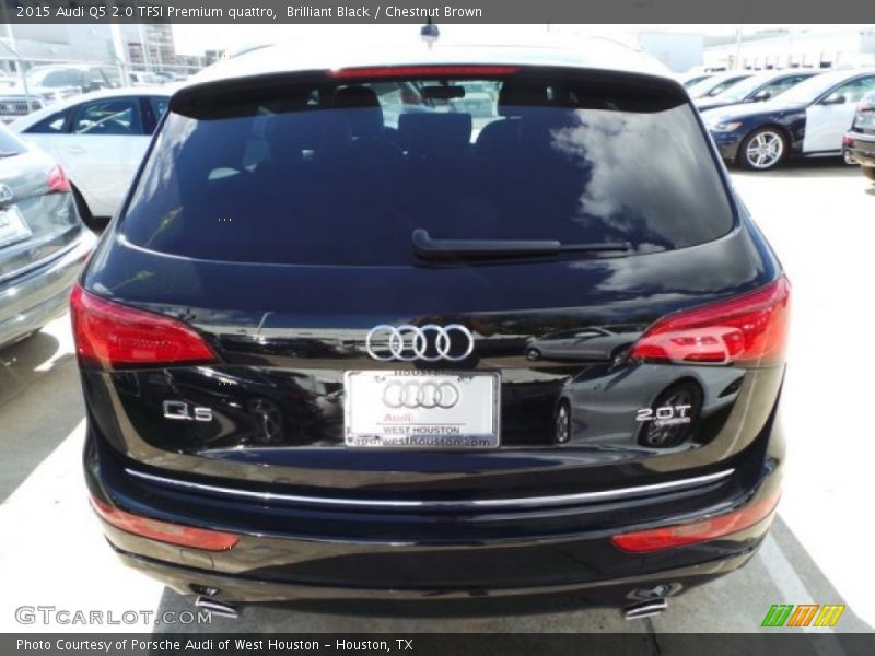 Brilliant Black / Chestnut Brown 2015 Audi Q5 2.0 TFSI Premium quattro