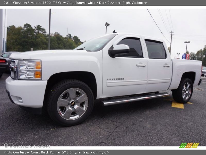 Summit White / Dark Cashmere/Light Cashmere 2011 Chevrolet Silverado 1500 LTZ Crew Cab