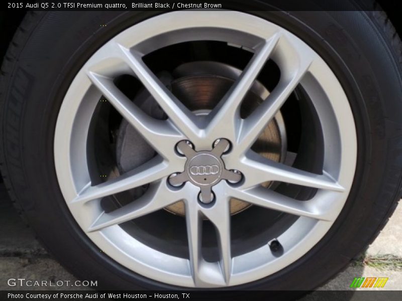 Brilliant Black / Chestnut Brown 2015 Audi Q5 2.0 TFSI Premium quattro