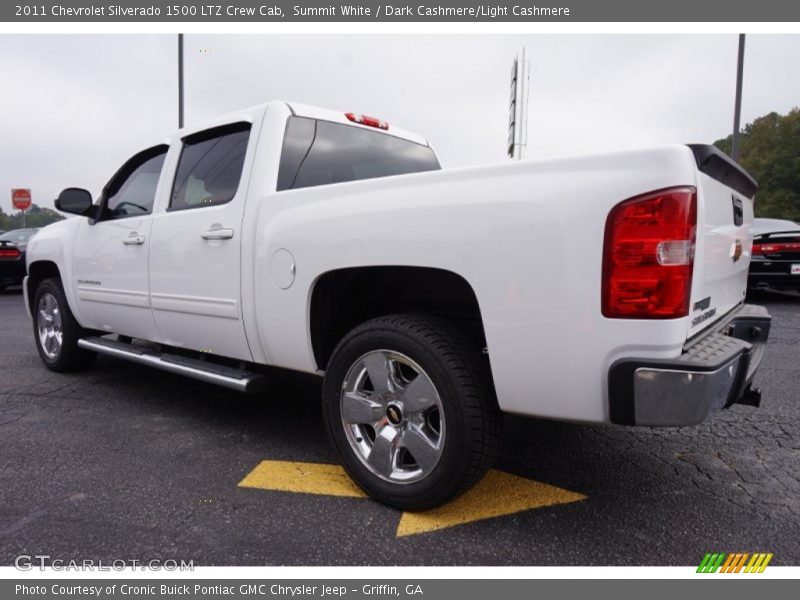 Summit White / Dark Cashmere/Light Cashmere 2011 Chevrolet Silverado 1500 LTZ Crew Cab