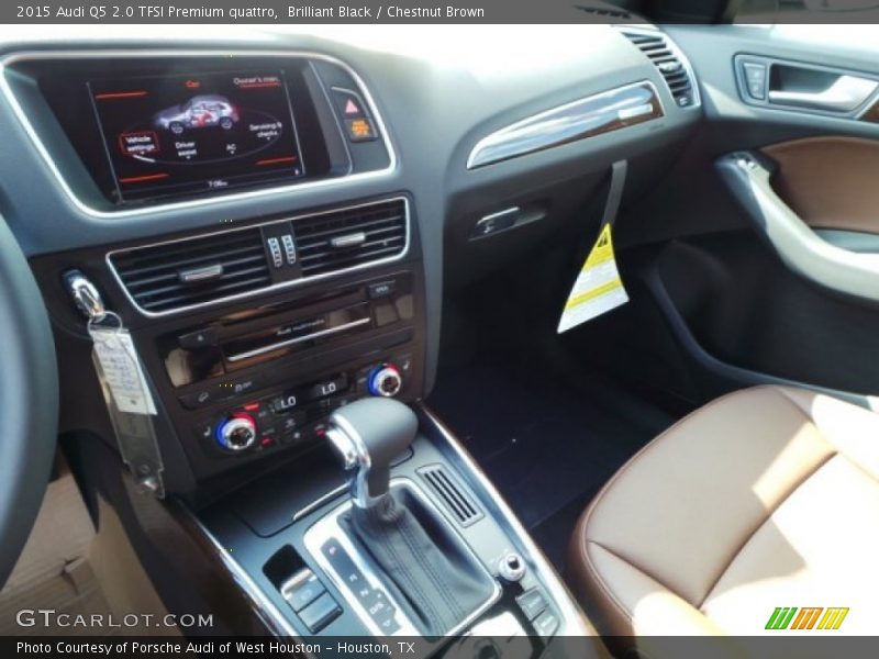 Brilliant Black / Chestnut Brown 2015 Audi Q5 2.0 TFSI Premium quattro