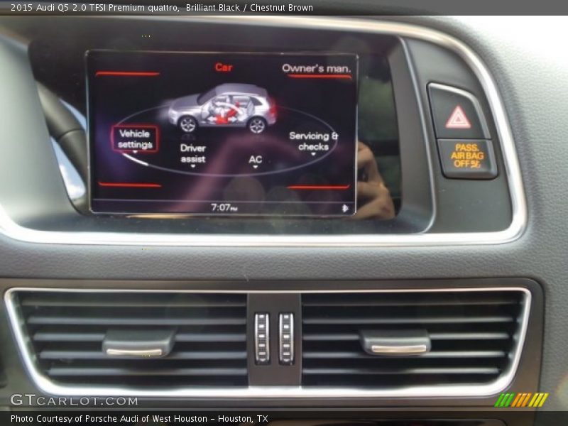 Brilliant Black / Chestnut Brown 2015 Audi Q5 2.0 TFSI Premium quattro