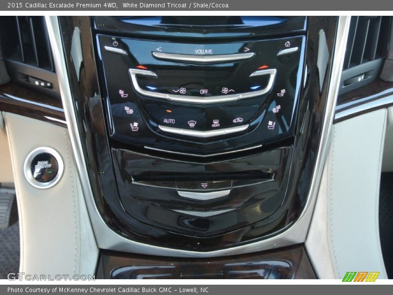 White Diamond Tricoat / Shale/Cocoa 2015 Cadillac Escalade Premium 4WD