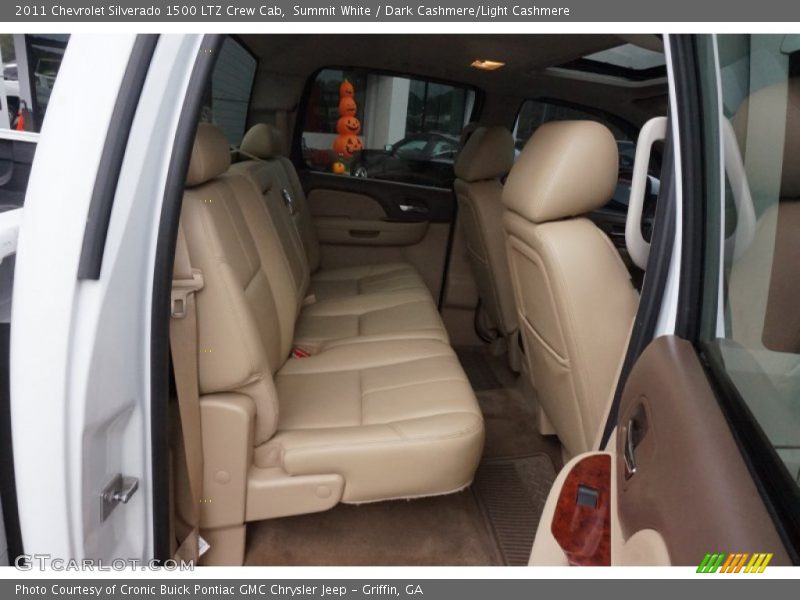Summit White / Dark Cashmere/Light Cashmere 2011 Chevrolet Silverado 1500 LTZ Crew Cab