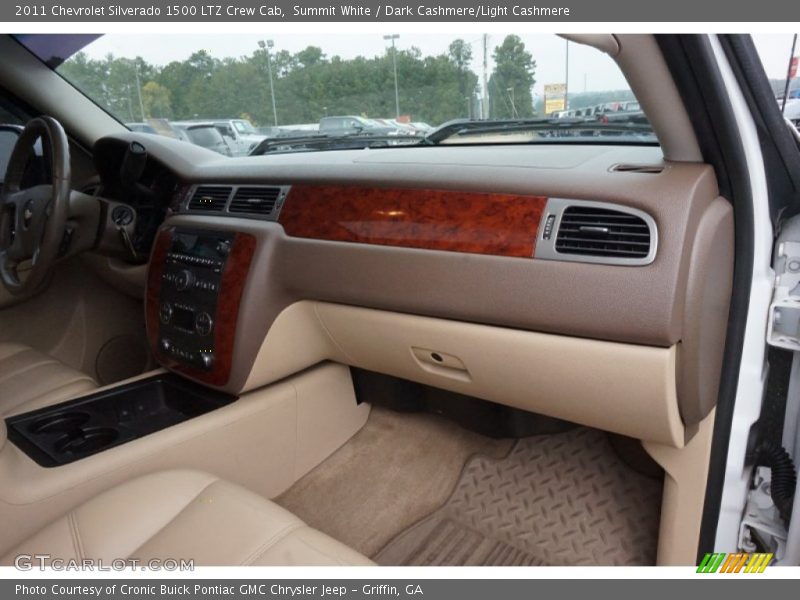 Summit White / Dark Cashmere/Light Cashmere 2011 Chevrolet Silverado 1500 LTZ Crew Cab