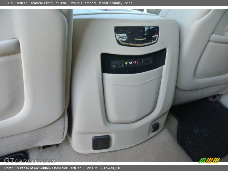 White Diamond Tricoat / Shale/Cocoa 2015 Cadillac Escalade Premium 4WD