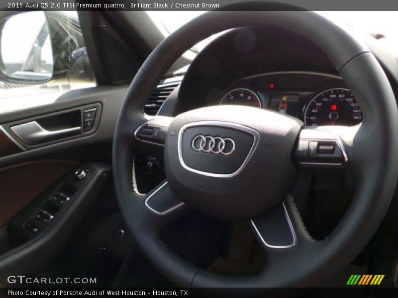 Brilliant Black / Chestnut Brown 2015 Audi Q5 2.0 TFSI Premium quattro