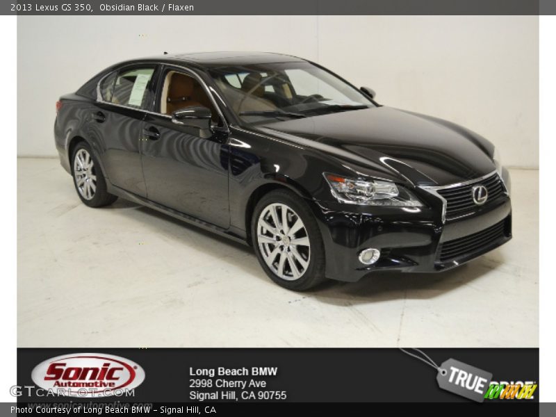 Obsidian Black / Flaxen 2013 Lexus GS 350