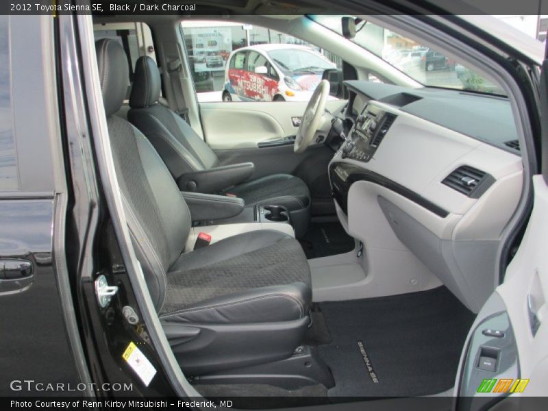 Black / Dark Charcoal 2012 Toyota Sienna SE