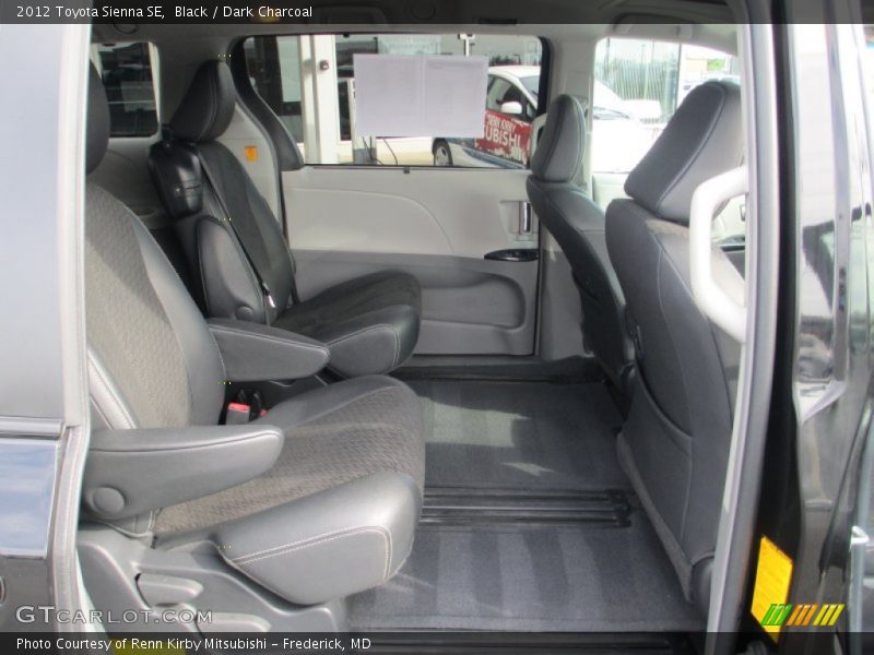 Black / Dark Charcoal 2012 Toyota Sienna SE