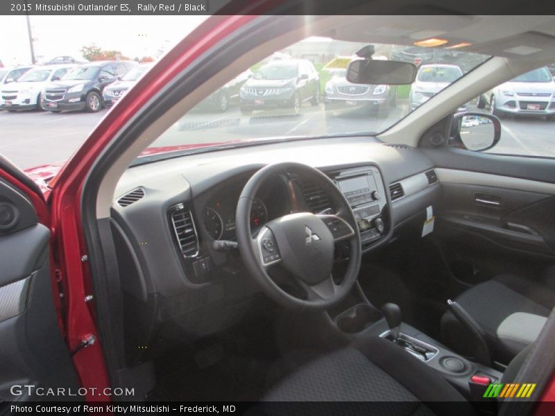 Rally Red / Black 2015 Mitsubishi Outlander ES