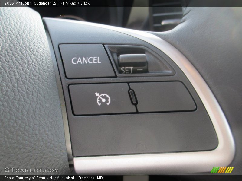 Rally Red / Black 2015 Mitsubishi Outlander ES