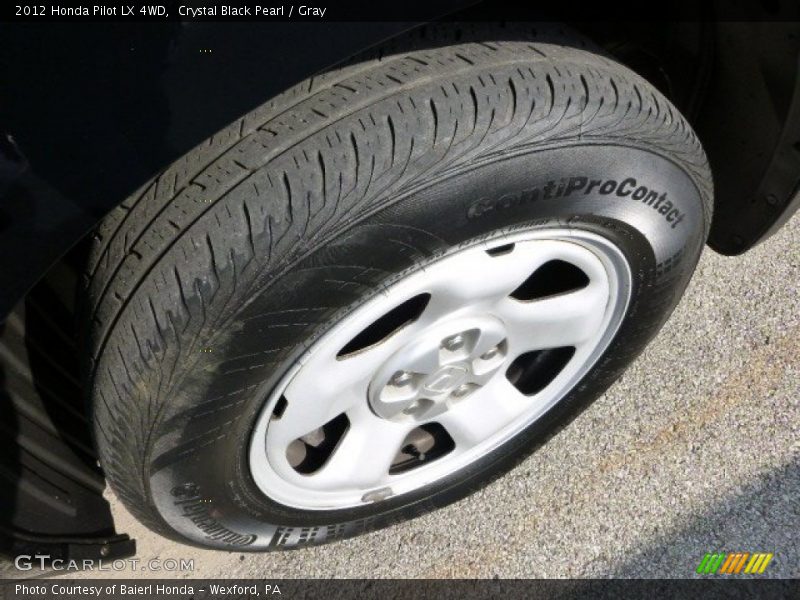 Crystal Black Pearl / Gray 2012 Honda Pilot LX 4WD