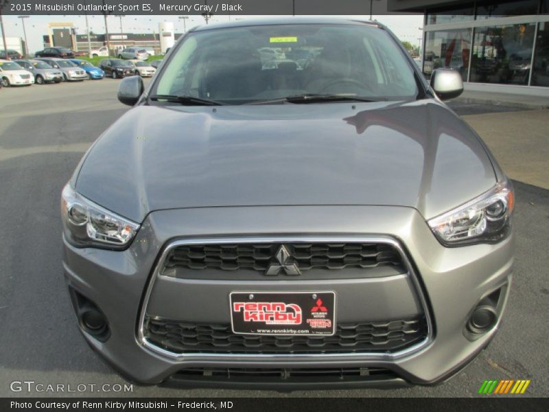 Mercury Gray / Black 2015 Mitsubishi Outlander Sport ES