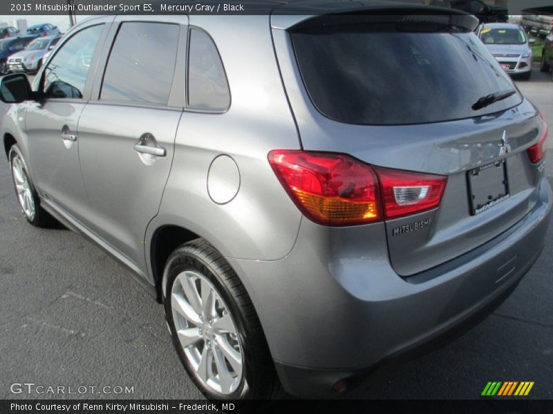 Mercury Gray / Black 2015 Mitsubishi Outlander Sport ES
