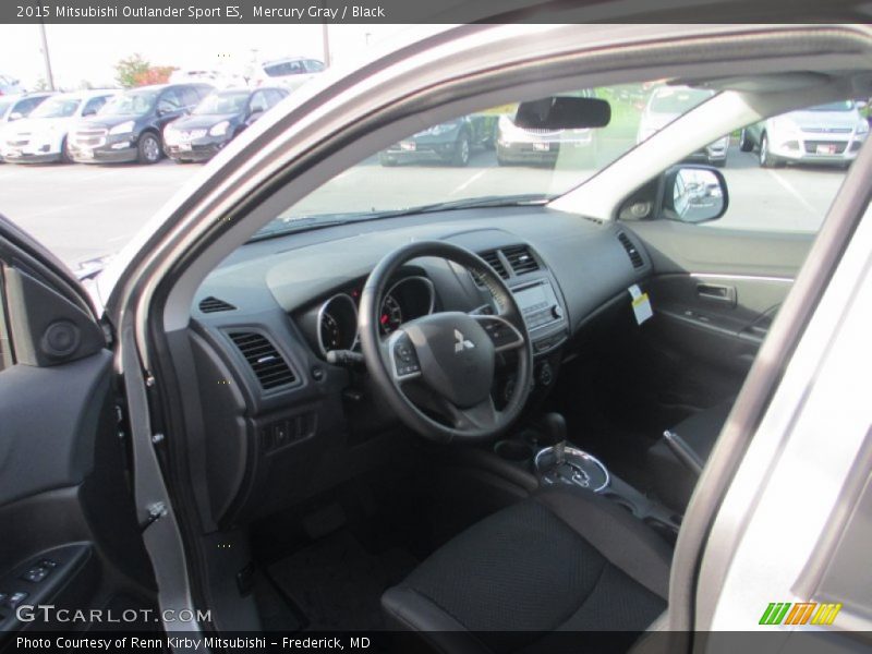 Mercury Gray / Black 2015 Mitsubishi Outlander Sport ES
