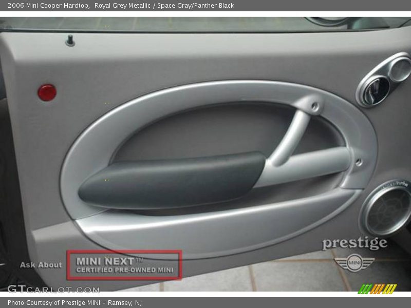 Royal Grey Metallic / Space Gray/Panther Black 2006 Mini Cooper Hardtop
