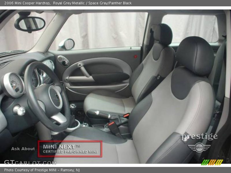 Royal Grey Metallic / Space Gray/Panther Black 2006 Mini Cooper Hardtop