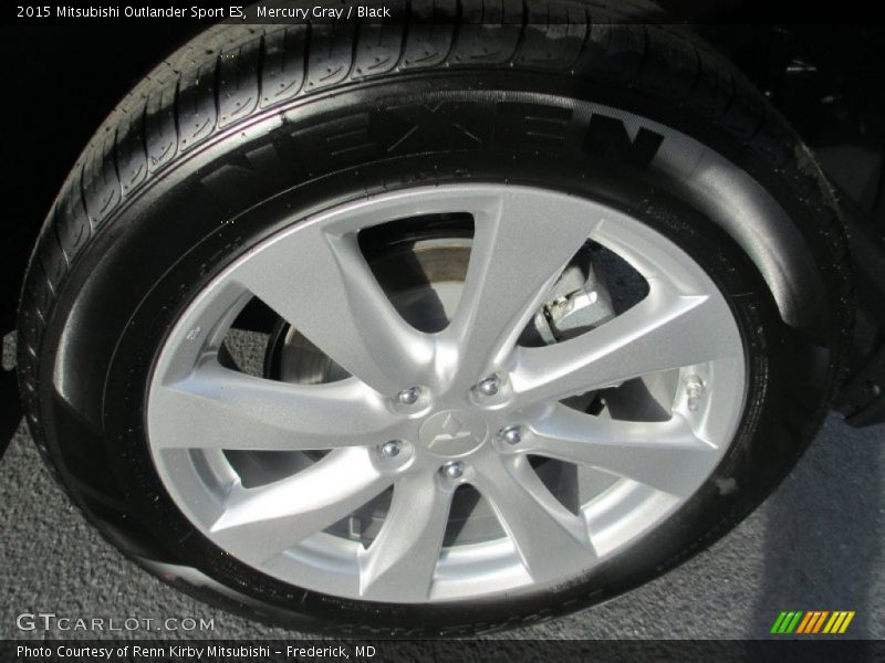Mercury Gray / Black 2015 Mitsubishi Outlander Sport ES