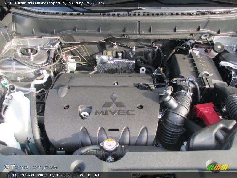 Mercury Gray / Black 2015 Mitsubishi Outlander Sport ES