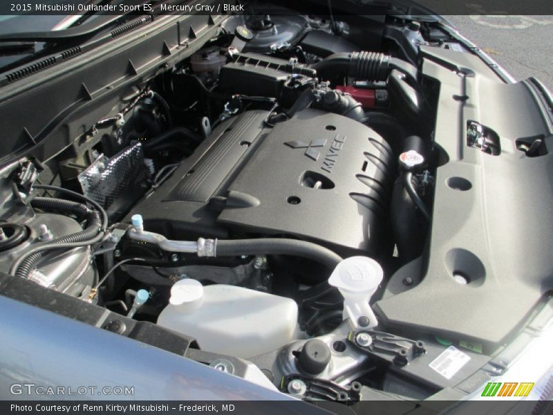Mercury Gray / Black 2015 Mitsubishi Outlander Sport ES