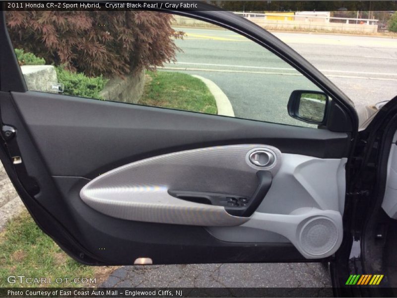 Crystal Black Pearl / Gray Fabric 2011 Honda CR-Z Sport Hybrid
