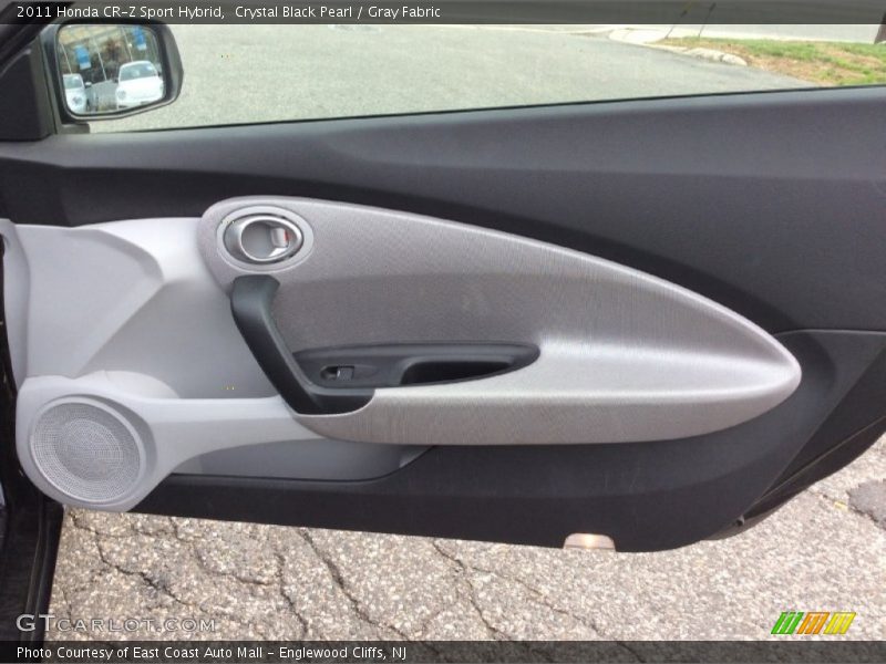 Crystal Black Pearl / Gray Fabric 2011 Honda CR-Z Sport Hybrid